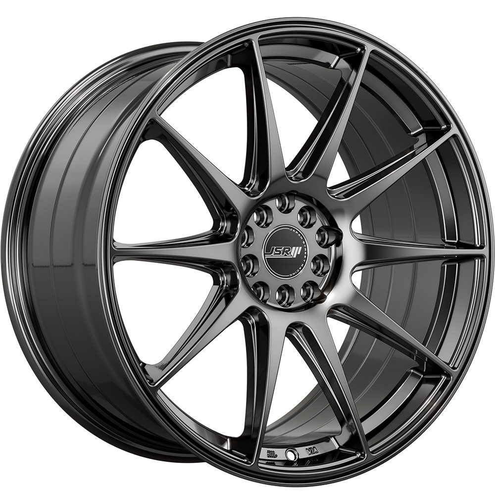 JSR ST26 SHADOW CHROME 17X7 5X114.3 WHEEL